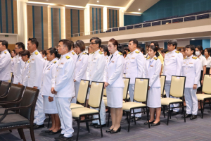 มรภ.เทพสตรี จัดพิธีทำบุญทักษิณา เพื่อถวายเป็นพระราชกุศลและน้อมรำลึกในพระมหากรุณาธิคุณ รัชกาลที่ 9 เนื่องในวันนวมินทรมหาราช