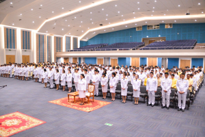 มรภ.เทพสตรี จัดพิธีทำบุญทักษิณา เพื่อถวายเป็นพระราชกุศลและน้อมรำลึกในพระมหากรุณาธิคุณ รัชกาลที่ 9 เนื่องในวันนวมินทรมหาราช
