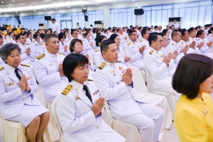 มรภ.เทพสตรี ร่วมกิจกรรมน้อมรำลึกในพระมหากรุณาธิคุณรัชกาลที่ 9 เนื่องในวันนวมินทรมหาราช 