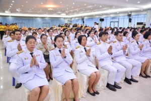 มรภ.เทพสตรี ร่วมกิจกรรมน้อมรำลึกในพระมหากรุณาธิคุณรัชกาลที่ 9 เนื่องในวันนวมินทรมหาราช 