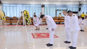 มรภ.เทพสตรี ร่วมกิจกรรมน้อมรำลึกในพระมหากรุณาธิคุณรัชกาลที่ 9 เนื่องในวันนวมินทรมหาราช 