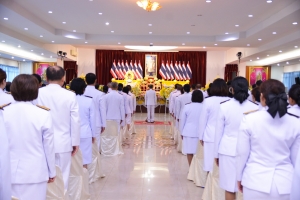 มรภ.เทพสตรี ร่วมกิจกรรมน้อมรำลึกในพระมหากรุณาธิคุณรัชกาลที่ 9 เนื่องในวันนวมินทรมหาราช 