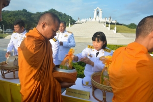 มรภ.เทพสตรี ร่วมพิธีบำเพ็ญกุศลถวายเป็นพระราชกุศล เนื่องในวันนวมินทรมหาราช ณ ศูนย์การทหารปืนใหญ่