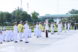 มรภ.เทพสตรี ร่วมพิธีบำเพ็ญกุศลถวายเป็นพระราชกุศล เนื่องในวันนวมินทรมหาราช ณ ศูนย์การทหารปืนใหญ่