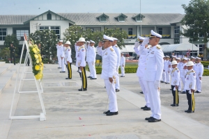 มรภ.เทพสตรี ร่วมพิธีบำเพ็ญกุศลถวายเป็นพระราชกุศล เนื่องในวันนวมินทรมหาราช ณ ศูนย์การทหารปืนใหญ่