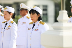 มรภ.เทพสตรี ร่วมพิธีบำเพ็ญกุศลถวายเป็นพระราชกุศล เนื่องในวันนวมินทรมหาราช ณ ศูนย์การทหารปืนใหญ่