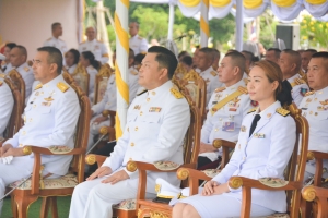 มรภ.เทพสตรี ร่วมพิธีบำเพ็ญกุศลถวายเป็นพระราชกุศล เนื่องในวันนวมินทรมหาราช ณ ศูนย์การทหารปืนใหญ่