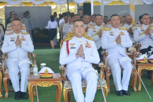มรภ.เทพสตรี ร่วมพิธีบำเพ็ญกุศลถวายเป็นพระราชกุศล เนื่องในวันนวมินทรมหาราช ณ ศูนย์การทหารปืนใหญ่