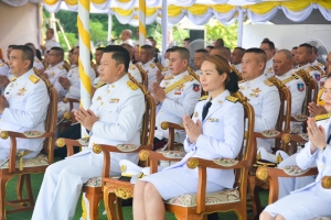 มรภ.เทพสตรี ร่วมพิธีบำเพ็ญกุศลถวายเป็นพระราชกุศล เนื่องในวันนวมินทรมหาราช ณ ศูนย์การทหารปืนใหญ่