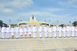 มรภ.เทพสตรี ร่วมพิธีบำเพ็ญกุศลถวายเป็นพระราชกุศล เนื่องในวันนวมินทรมหาราช ณ ศูนย์การทหารปืนใหญ่