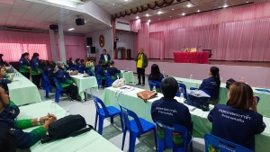 สโมสรเจ้าหน้าที่ มรภ.เทพสตรี จัดศึกษาดูงานและแลกเปลี่ยนองค์ความรู้ด้านการบริหารจัดการงานสโมสรที่มีประสิทธิภาพกับสโมสรเจ้าหน้าที่ มรภ.รำไพพรรณี