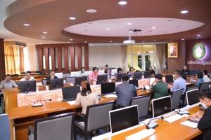 การประชุม คกก.พิจารณาปรับปรุงค่าธรรมเนียมการศึกษา มรท.