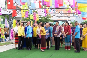 มรภ.เทพสตรี ร่วมกับ เทศบาลตำบลป่าตาล และภาคีเครือข่าย จัดงานเทศกาลโคมลม ครั้งที่ 1