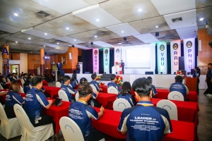 มรภ.เทพสตรี นำผู้นำนักศึกษาร่วมการประชุมสัมมนาผู้นำนักศึกษา มรภ.กลุ่มภาคกลาง  ครั้งที่ 6