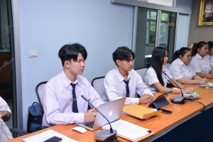 คณะวิทยาการจัดการจัดปัจฉิมนิเทศและรับฟังการนำเสนอโครงการสหกิจศึกษาฯ