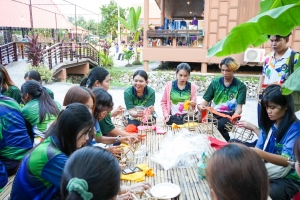 มรภ.เทพสตรี ร่วมจัดกิจกรรมลานวัฒนธรรม 3 บุรี ในโครงการตลาดพัฒนาสร้างสุข จ.สระบุรี