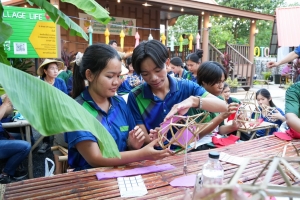 มรภ.เทพสตรี ร่วมจัดกิจกรรมลานวัฒนธรรม 3 บุรี ในโครงการตลาดพัฒนาสร้างสุข จ.สระบุรี