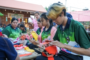 มรภ.เทพสตรี ร่วมจัดกิจกรรมลานวัฒนธรรม 3 บุรี ในโครงการตลาดพัฒนาสร้างสุข จ.สระบุรี