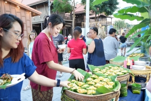 มรภ.เทพสตรี ร่วมจัดกิจกรรมลานวัฒนธรรม 3 บุรี ในโครงการตลาดพัฒนาสร้างสุข จ.สระบุรี