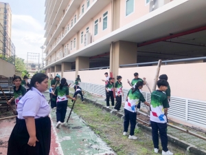 คณะมนุษยศาสตร์ฯ จัดโครงการสานสัมพันธ์ ร่วมด้วยช่วยกัน Big Cleaning เฉลิมพระเกียรติ ร.10