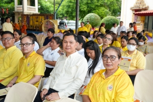 มรภ.เทพสตรี ร่วมพิธีเจริญพระพุทธมนต์เฉลิมพระเกียรติ ถวายพระพรชัยมงคลแด่ พระบาทสมเด็จพระเจ้าอยู่หัว เนื่องในโอกาสมหามงคลเฉลิมพระชนมพรรษา 6 รอบ 28 กรกฎาคม 2567 ครั้งที่ 10