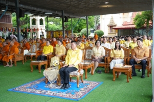 มรภ.เทพสตรี ร่วมพิธีเจริญพระพุทธมนต์เฉลิมพระเกียรติ ถวายพระพรชัยมงคลแด่ พระบาทสมเด็จพระเจ้าอยู่หัว เนื่องในโอกาสมหามงคลเฉลิมพระชนมพรรษา 6 รอบ 28 กรกฎาคม 2567 ครั้งที่ 10