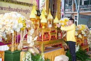 มรภ.เทพสตรี ร่วมพิธีเจริญพระพุทธมนต์เฉลิมพระเกียรติ ถวายพระพรชัยมงคลแด่ พระบาทสมเด็จพระเจ้าอยู่หัว เนื่องในโอกาสมหามงคลเฉลิมพระชนมพรรษา 6 รอบ 28 กรกฎาคม 2567 ครั้งที่ 10