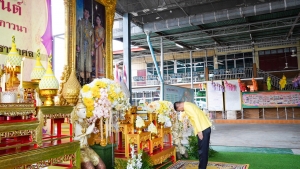 มรภ.เทพสตรี ร่วมพิธีเจริญพระพุทธมนต์เฉลิมพระเกียรติ ถวายพระพรชัยมงคลแด่ พระบาทสมเด็จพระเจ้าอยู่หัว เนื่องในโอกาสมหามงคลเฉลิมพระชนมพรรษา 6 รอบ 28 กรกฎาคม 2567 ครั้งที่ 10