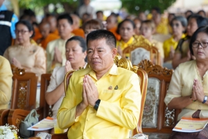 มรภ.เทพสตรี ร่วมพิธีเจริญพระพุทธมนต์เฉลิมพระเกียรติ ถวายพระพรชัยมงคลแด่ พระบาทสมเด็จพระเจ้าอยู่หัว เนื่องในโอกาสมหามงคลเฉลิมพระชนมพรรษา 6 รอบ 28 กรกฎาคม 2567 ครั้งที่ 10