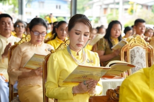 มรภ.เทพสตรี ร่วมพิธีเจริญพระพุทธมนต์เฉลิมพระเกียรติ ถวายพระพรชัยมงคลแด่ พระบาทสมเด็จพระเจ้าอยู่หัว เนื่องในโอกาสมหามงคลเฉลิมพระชนมพรรษา 6 รอบ 28 กรกฎาคม 2567 ครั้งที่ 10