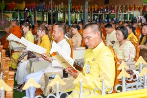 มรภ.เทพสตรี ร่วมพิธีเจริญพระพุทธมนต์เฉลิมพระเกียรติ ถวายพระพรชัยมงคลแด่ พระบาทสมเด็จพระเจ้าอยู่หัว เนื่องในโอกาสมหามงคลเฉลิมพระชนมพรรษา 6 รอบ 28 กรกฎาคม 2567 ครั้งที่ 10
