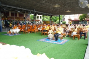 มรภ.เทพสตรี ร่วมพิธีเจริญพระพุทธมนต์เฉลิมพระเกียรติ ถวายพระพรชัยมงคลแด่ พระบาทสมเด็จพระเจ้าอยู่หัว เนื่องในโอกาสมหามงคลเฉลิมพระชนมพรรษา 6 รอบ 28 กรกฎาคม 2567 ครั้งที่ 10