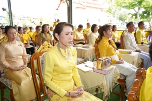 มรภ.เทพสตรี ร่วมพิธีเจริญพระพุทธมนต์เฉลิมพระเกียรติ ถวายพระพรชัยมงคลแด่ พระบาทสมเด็จพระเจ้าอยู่หัว เนื่องในโอกาสมหามงคลเฉลิมพระชนมพรรษา 6 รอบ 28 กรกฎาคม 2567 ครั้งที่ 10