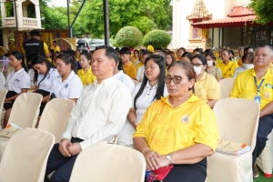 มรภ.เทพสตรี ร่วมพิธีเจริญพระพุทธมนต์เฉลิมพระเกียรติ ถวายพระพรชัยมงคลแด่ พระบาทสมเด็จพระเจ้าอยู่หัว เนื่องในโอกาสมหามงคลเฉลิมพระชนมพรรษา 6 รอบ 28 กรกฎาคม 2567 ครั้งที่ 10