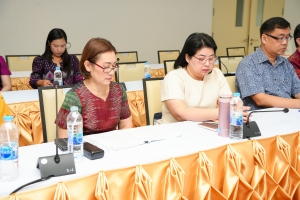 คณะวิทยาการจัดการจัดประชุม กำกับ ติดตาม ประเมินผลและเผยแพร่ผลการดำเนินงานโครงการยกระดับมาตรฐานผลิตภัณฑ์ชุมชนยั่งยืนฯ
