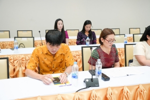 คณะวิทยาการจัดการจัดประชุม กำกับ ติดตาม ประเมินผลและเผยแพร่ผลการดำเนินงานโครงการยกระดับมาตรฐานผลิตภัณฑ์ชุมชนยั่งยืนฯ