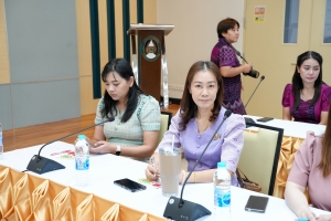 คณะวิทยาการจัดการจัดประชุม กำกับ ติดตาม ประเมินผลและเผยแพร่ผลการดำเนินงานโครงการยกระดับมาตรฐานผลิตภัณฑ์ชุมชนยั่งยืนฯ