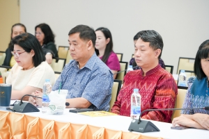 คณะวิทยาการจัดการจัดประชุม กำกับ ติดตาม ประเมินผลและเผยแพร่ผลการดำเนินงานโครงการยกระดับมาตรฐานผลิตภัณฑ์ชุมชนยั่งยืนฯ