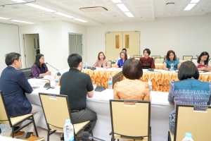 คณะวิทยาการจัดการจัดประชุม กำกับ ติดตาม ประเมินผลและเผยแพร่ผลการดำเนินงานโครงการยกระดับมาตรฐานผลิตภัณฑ์ชุมชนยั่งยืนฯ