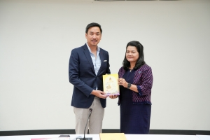 คณะวิทยาการจัดการจัดประชุม กำกับ ติดตาม ประเมินผลและเผยแพร่ผลการดำเนินงานโครงการยกระดับมาตรฐานผลิตภัณฑ์ชุมชนยั่งยืนฯ