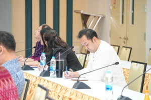 คณะวิทยาการจัดการจัดประชุม กำกับ ติดตาม ประเมินผลและเผยแพร่ผลการดำเนินงานโครงการยกระดับมาตรฐานผลิตภัณฑ์ชุมชนยั่งยืนฯ