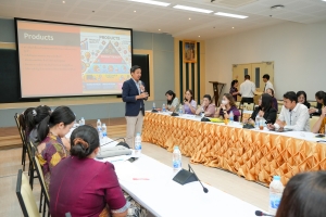 คณะวิทยาการจัดการจัดประชุม กำกับ ติดตาม ประเมินผลและเผยแพร่ผลการดำเนินงานโครงการยกระดับมาตรฐานผลิตภัณฑ์ชุมชนยั่งยืนฯ