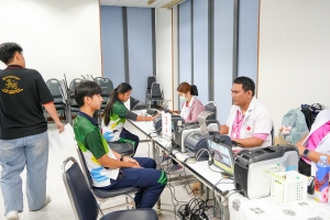 มรภ.เทพสตรี จัดโครงการบริจาคโลหิต ถวายเป็นพระราชกุศลแด่ รัชกาลที่ 9