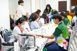 มรภ.เทพสตรี จัดโครงการบริจาคโลหิต ถวายเป็นพระราชกุศลแด่ รัชกาลที่ 9