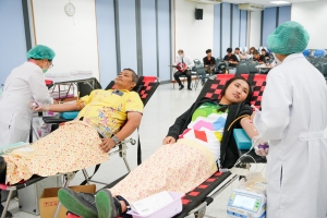 มรภ.เทพสตรี จัดโครงการบริจาคโลหิต ถวายเป็นพระราชกุศลแด่ รัชกาลที่ 9