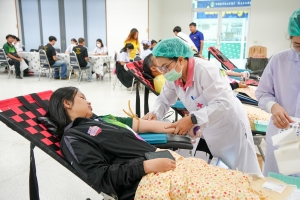มรภ.เทพสตรี จัดโครงการบริจาคโลหิต ถวายเป็นพระราชกุศลแด่ รัชกาลที่ 9