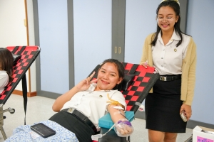 มรภ.เทพสตรี จัดโครงการบริจาคโลหิต ถวายเป็นพระราชกุศลแด่ รัชกาลที่ 9
