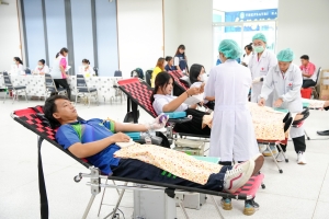มรภ.เทพสตรี จัดโครงการบริจาคโลหิต ถวายเป็นพระราชกุศลแด่ รัชกาลที่ 9