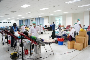 มรภ.เทพสตรี จัดโครงการบริจาคโลหิต ถวายเป็นพระราชกุศลแด่ รัชกาลที่ 9