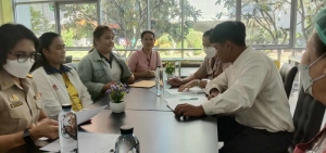 สนง.จัดการทรัพย์สินและรายได้ มรภ.เทพสตรี จับมือ สนง.จัดหางาน จ.ลพบุรี จัดพื้นที่ภายในมหาวิทยาลัยสำหรับผู้พิการหรือผู้ดูแลผู้พิการจำหน่ายเครื่องดื่มและอาหารว่าง